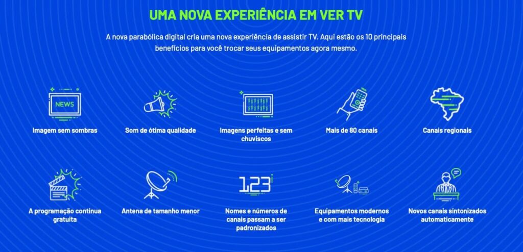 Antena digital do governo