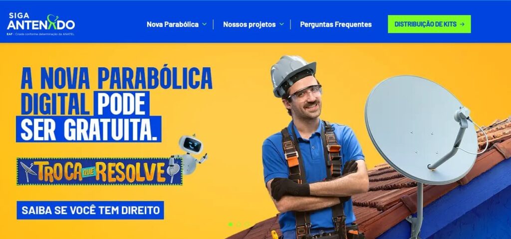 Antena digital do governo