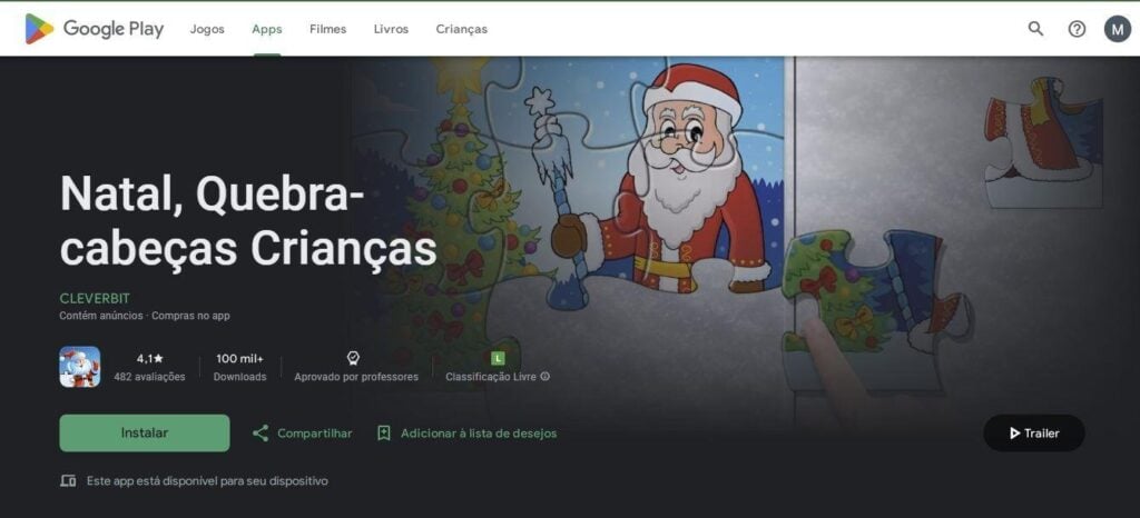 Quebra-cabeça de Natal