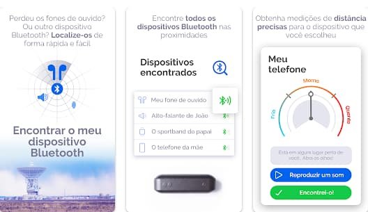 Localizador de dispositivos Bluetooth