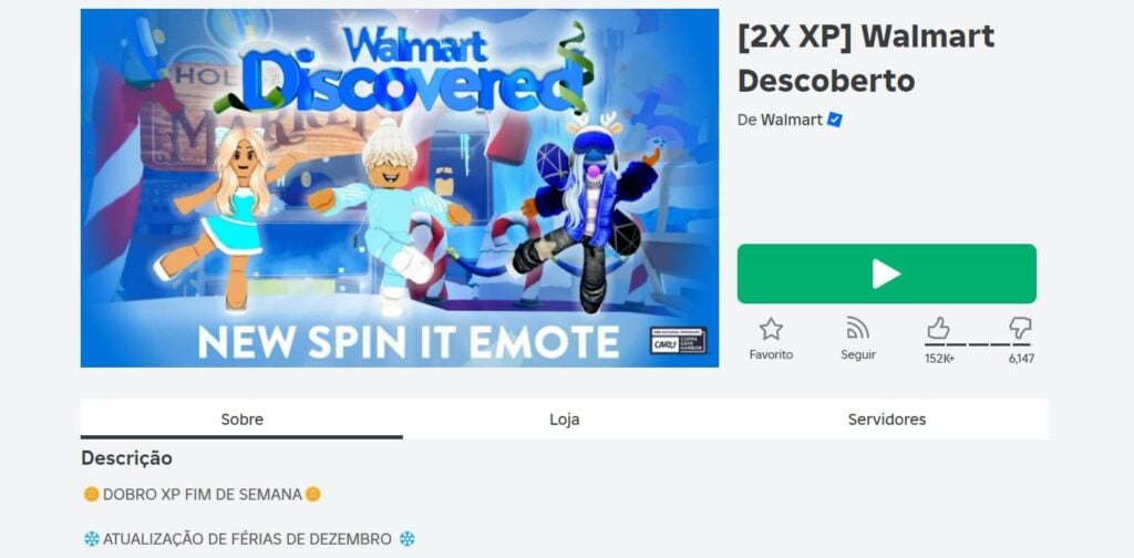 Itens gratuitos no Roblox