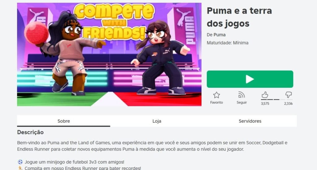 Itens gratuitos no Roblox