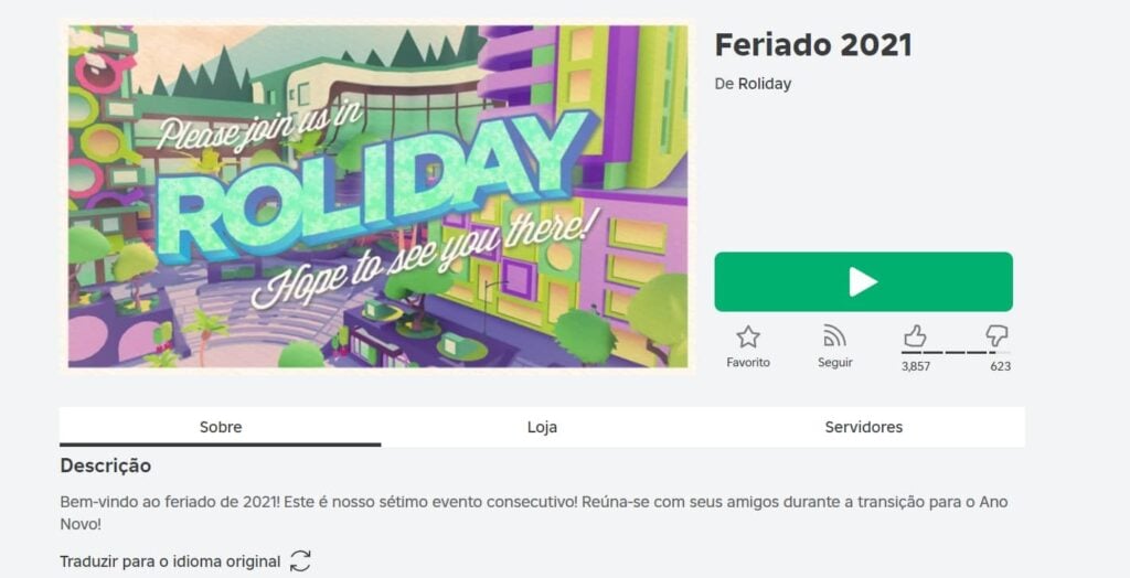 Itens gratuitos no Roblox