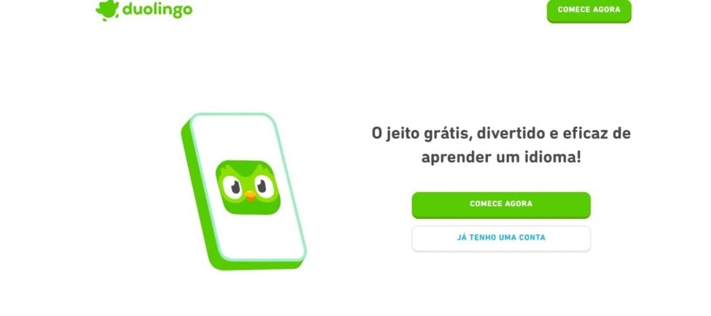 Videochamada no Duolingo