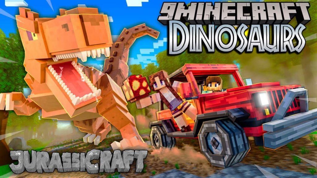 Mods de dinossauro no Minecraft