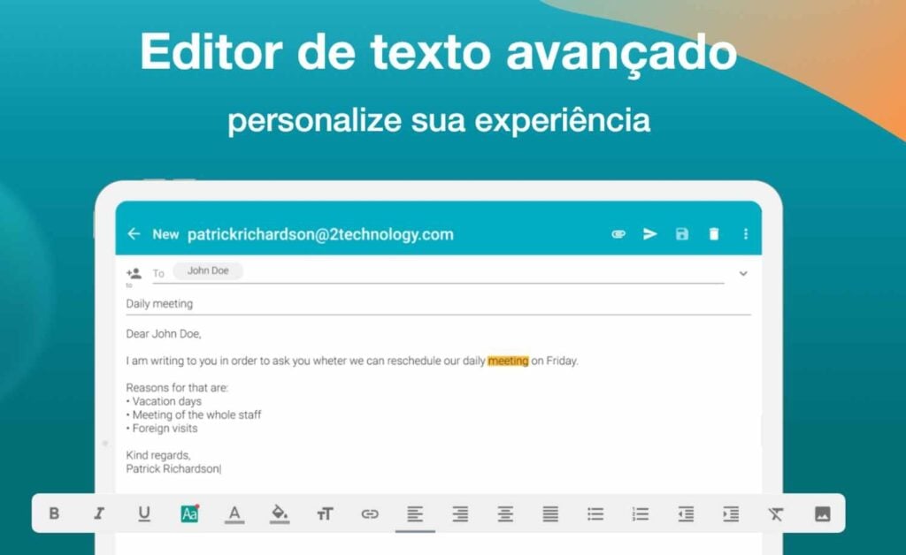 Contas de e-mail juntas