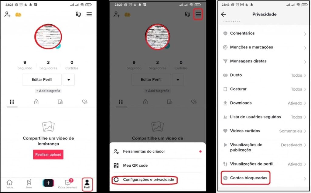 Como bloquear alguém no TikTok