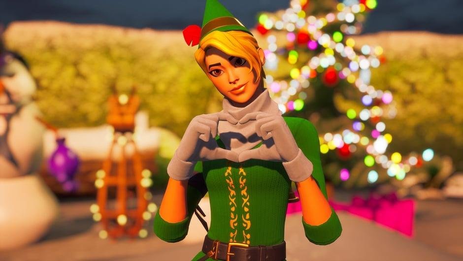 Skins de Natal do Fortnite