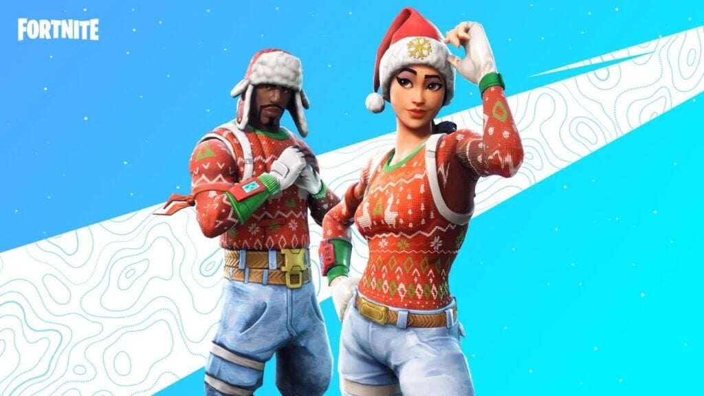 Skins de Natal do Fortnite