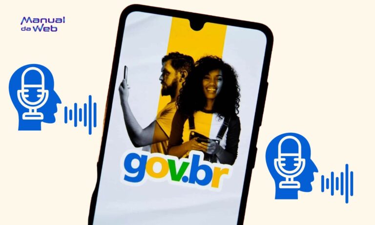 Buscas por voz na conta Gov