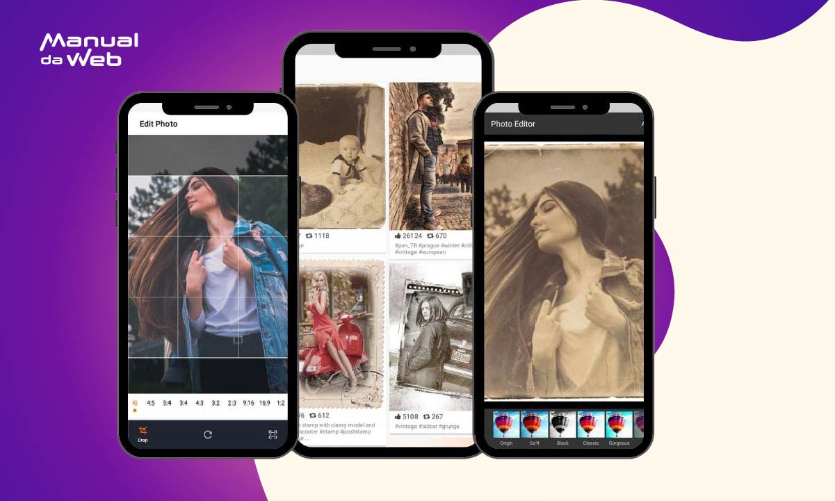 Aplicativo exclusivo para criar fotos com efeito antigo