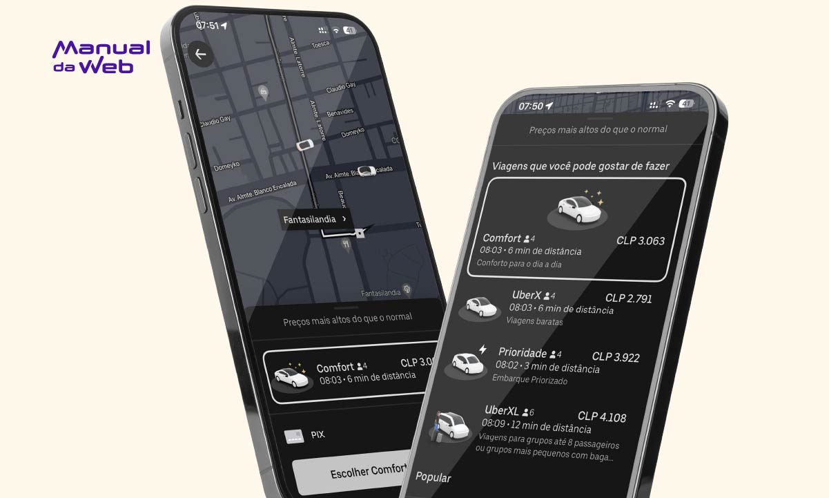 Entenda facilmente as diferenças nos tipos de Uber