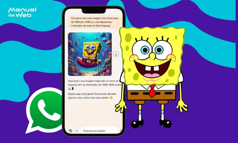Modo Bob Esponja no WhatsApp