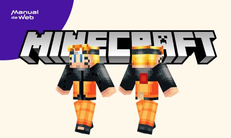 Skin de anime no Minecraft