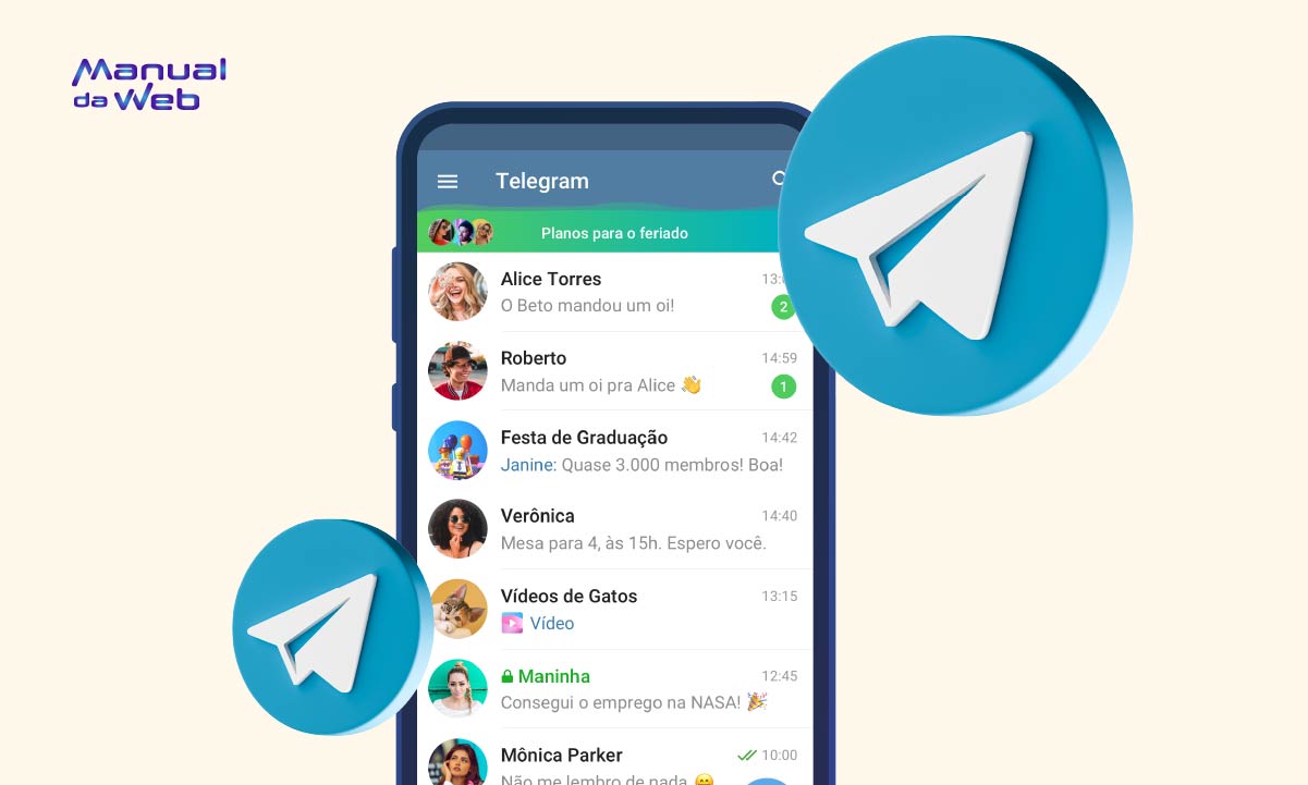 Como excluir conta do Telegram