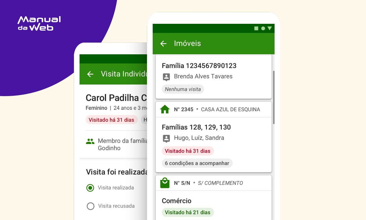 e-SUS Território: aplicativo para Agentes de Saúde registrarem as visitas domiciliares