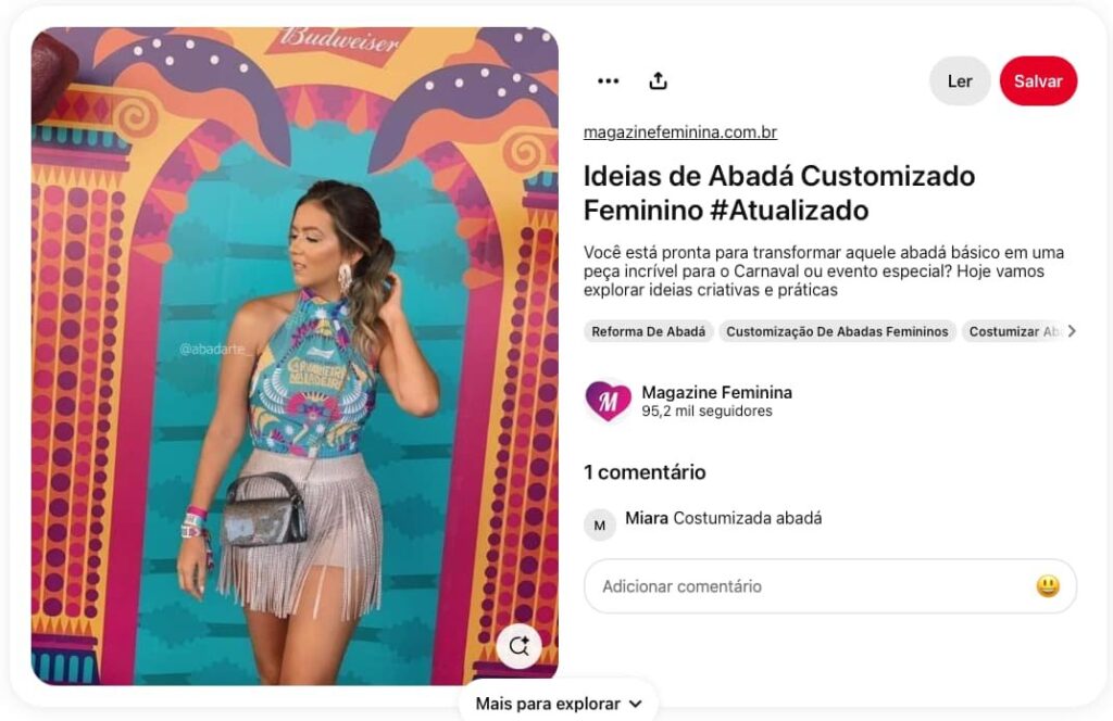 Customizar abadá