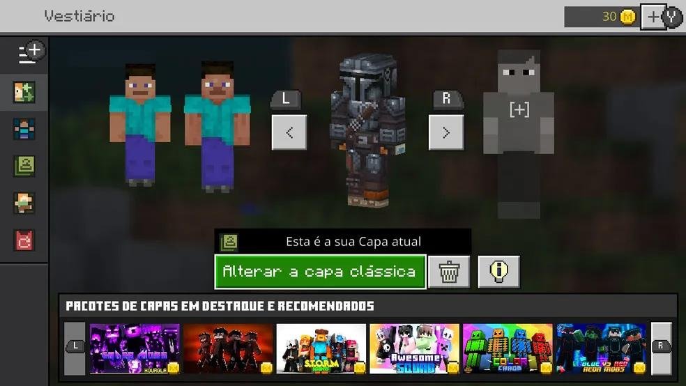 Como colocar skin no Minecraft