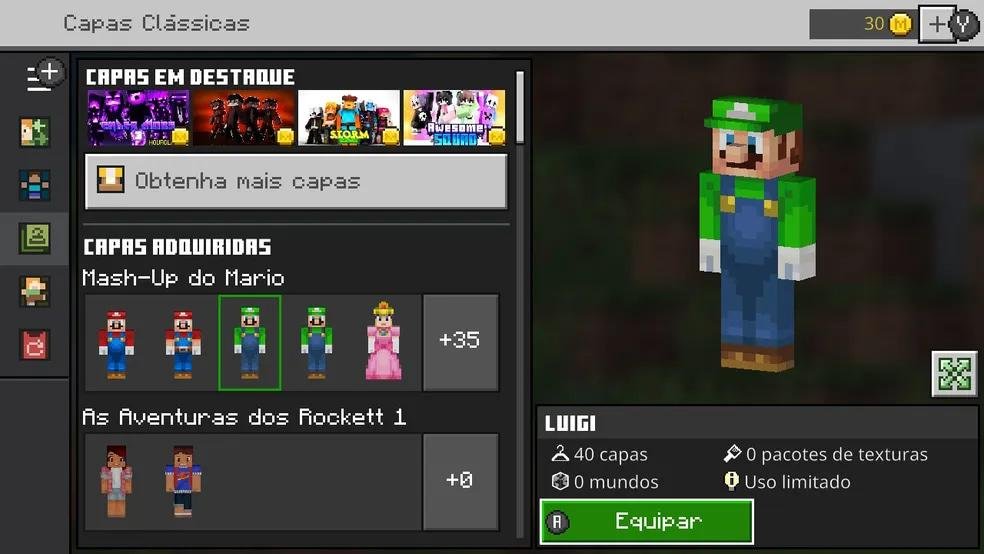 Como colocar skin no Minecraft