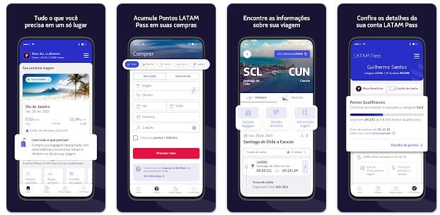 Passagens aéreas da LATAM