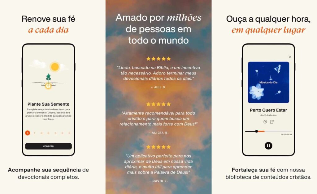 Glorify: aplicativo gratuito com meditação cristã para praticar pelo celular 4 Meditação cristã