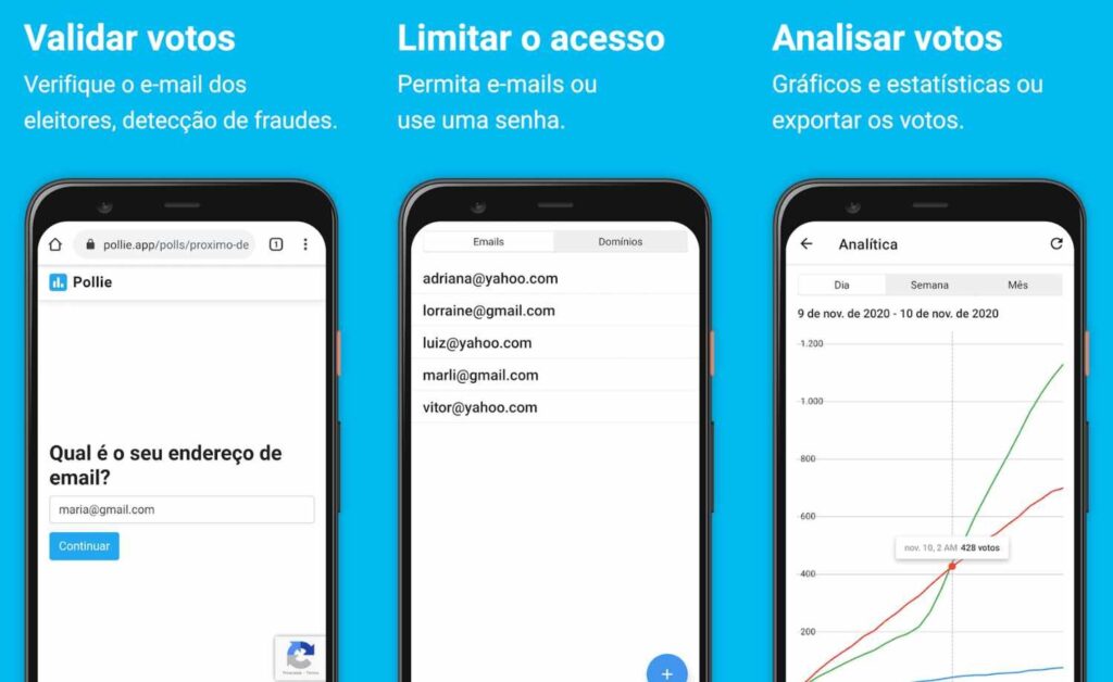 Pollie: ferramenta para criar enquetes, pesquisas e eleições rapidamente 3 Criar enquetes