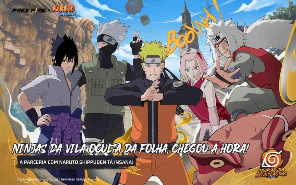 Skin do Naruto no Free Fire