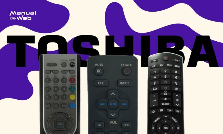 Controle para TV Toshiba