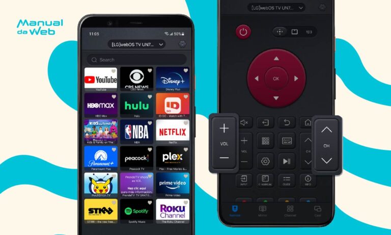 Controle remoto para TV LG