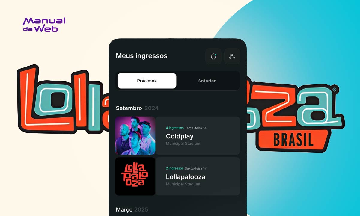 Aprenda como ativar o ingresso digital do Lollapalooza 2025