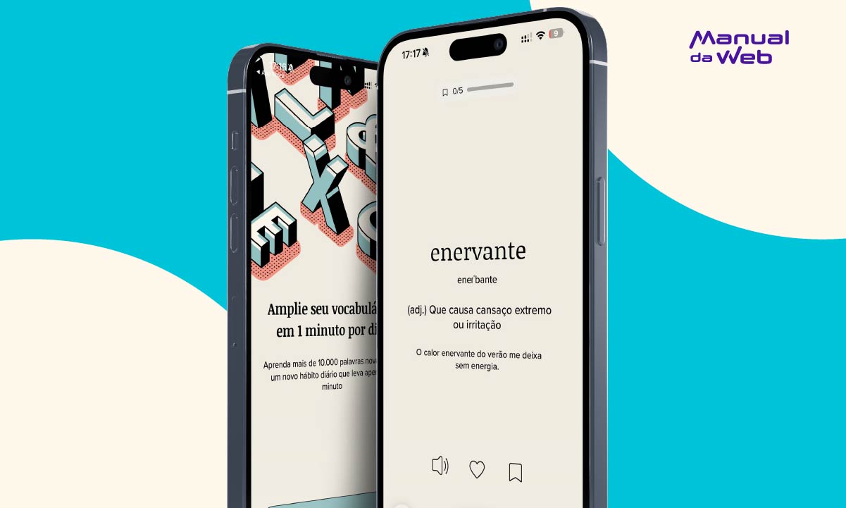 Ferramenta gratuita para aprender novas palavras pelo celular