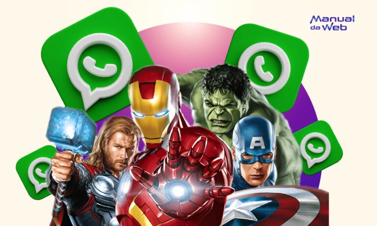 Modo Vingadores no WhatsApp