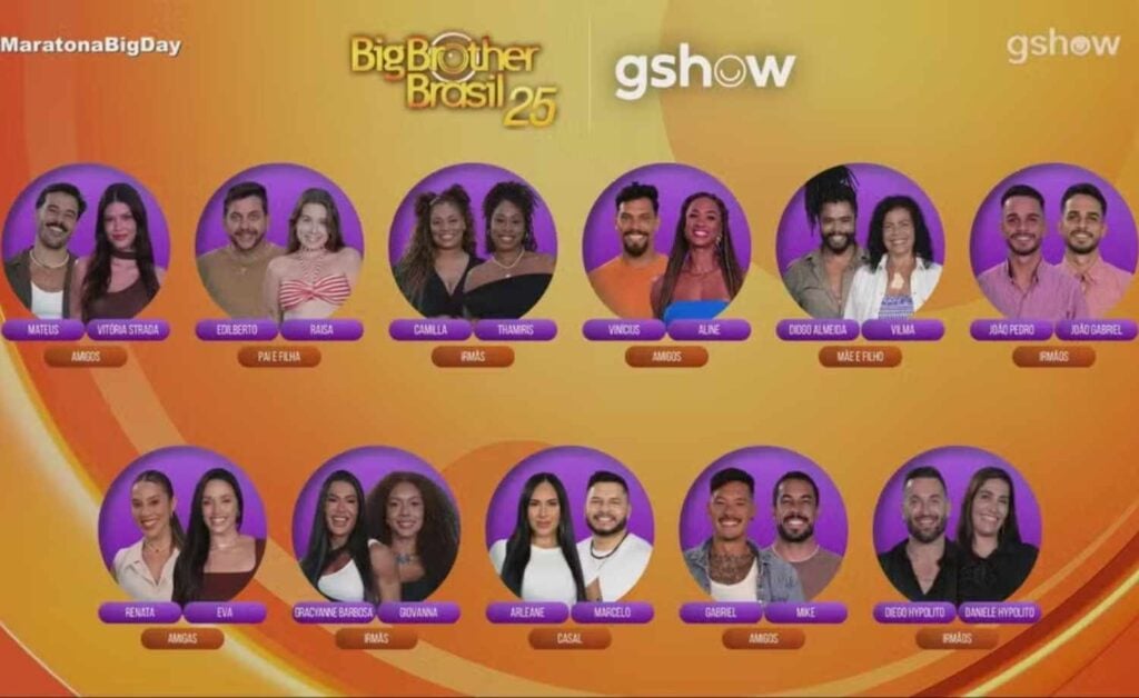 Participantes do BBB 25