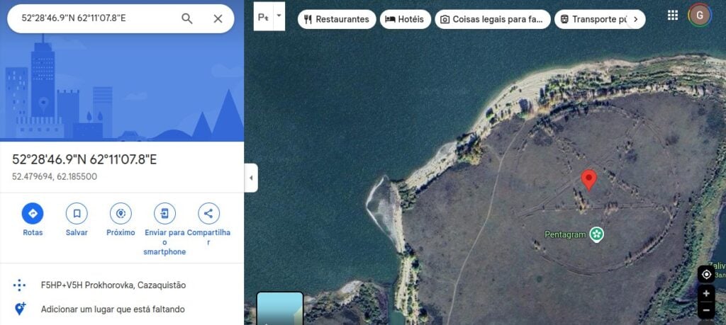 Lugares estranhos para visitar no Google Maps