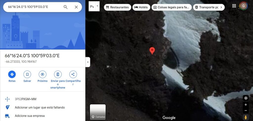 Lugares estranhos para visitar no Google Maps