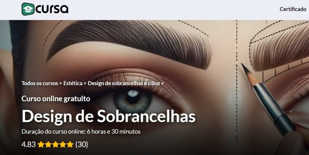 Curso de Design de Sobrancelhas