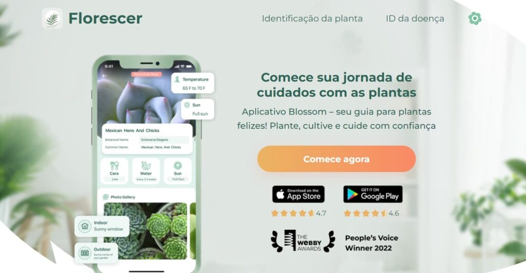 Blossom: identificador de plantas, flores e suculentas 2 Identificador de plantas