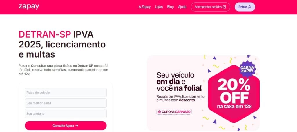 Pagar o boleto do IPVA 2025