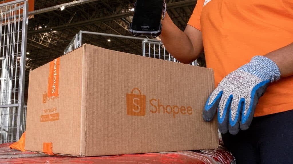 Entregador parceiro da Shopee