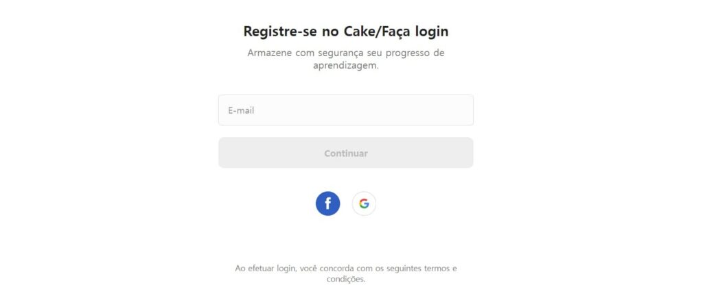 Cake: app para quem deseja aprender Inglês e Coreano 5 Aprender Inglês e Coreano