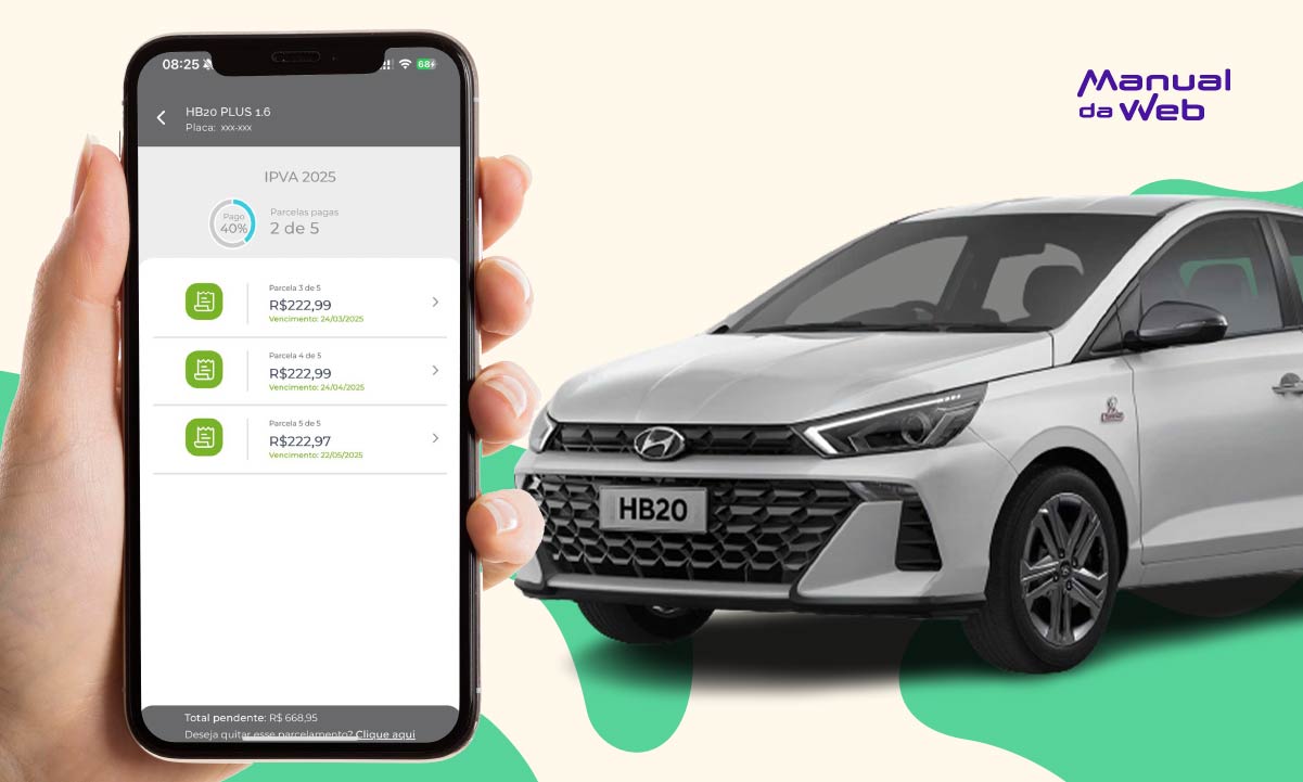Aprenda como consultar o boleto do IPVA 2025 pelo seu celular