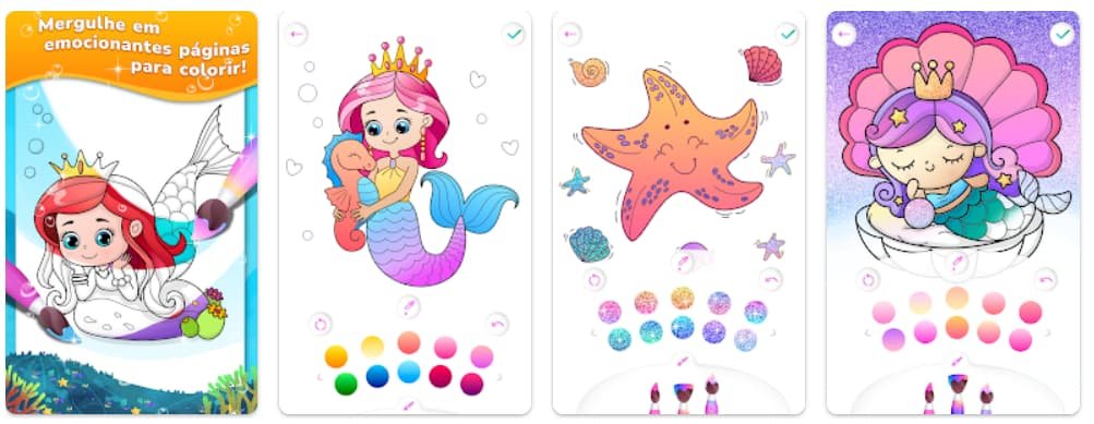 Mergulhe em emocionantes páginas de sereia para colorir grátis 2 Sereia para colorir