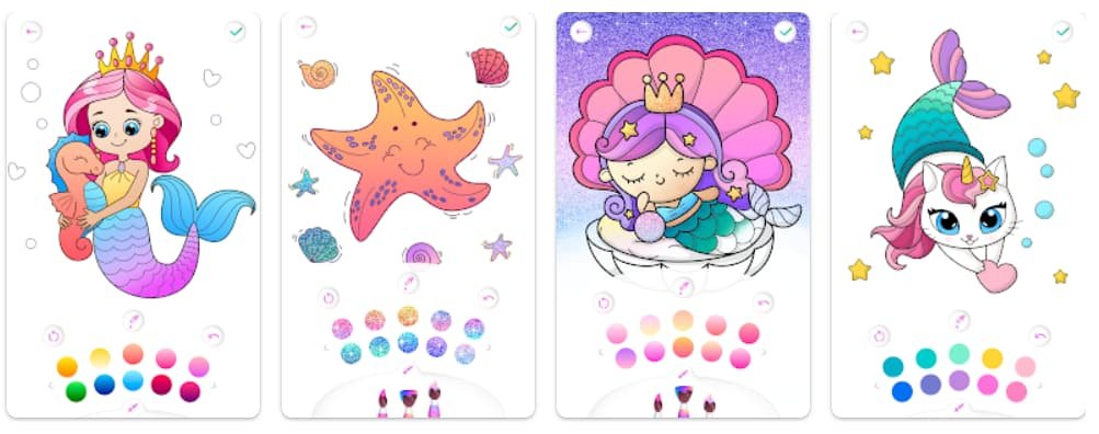 Mergulhe em emocionantes páginas de sereia para colorir grátis 4 Sereia para colorir