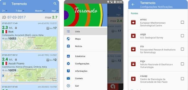 Alerta de terremoto no Brasil