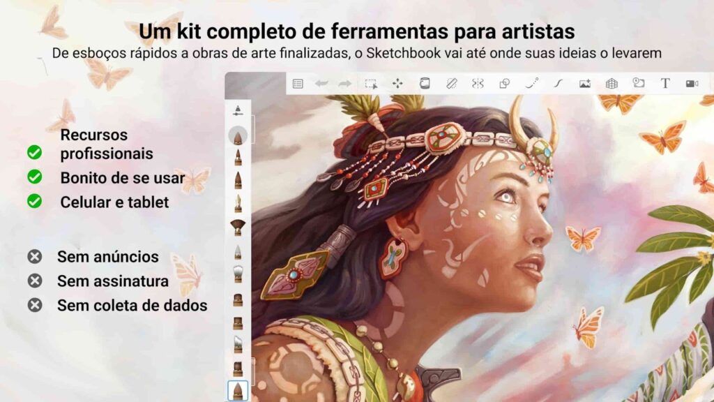 Sketchbook: guia para usar esse aplicativo para desenhar 3 Aplicativo para desenhar
