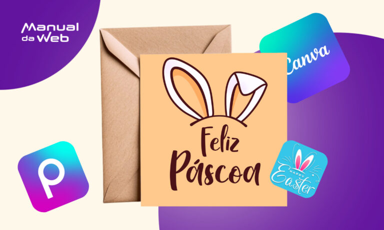 Criar um cartão de Páscoa