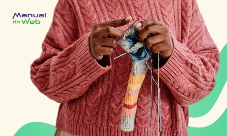 Fazer tricô do zero