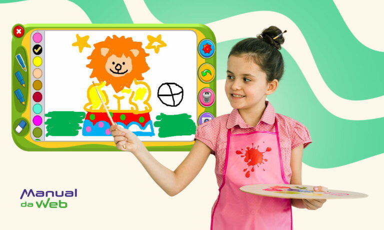 Lousa mágica para crianças