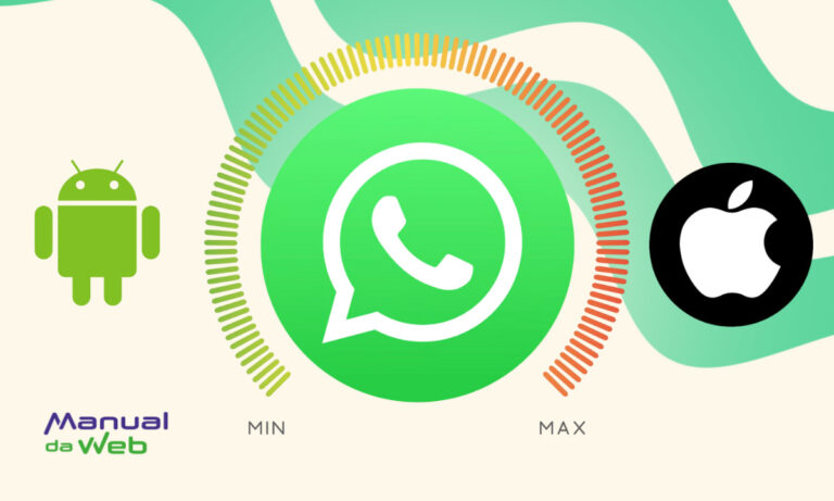 Aumentar o volume do WhatsApp