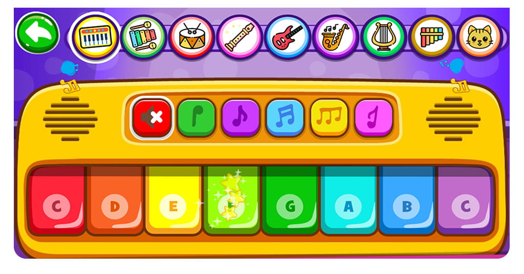 Piano para criança